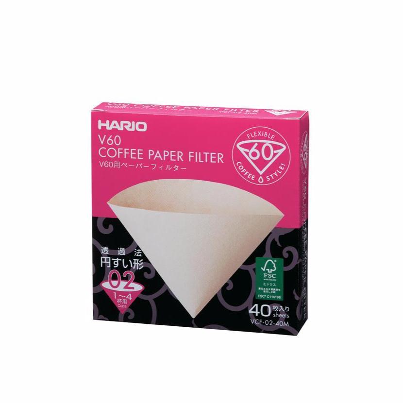 Hario V60 02 Pack of Filter Papers (40)
