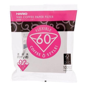 Hario V60 02 Pack of Filter Papers (100)